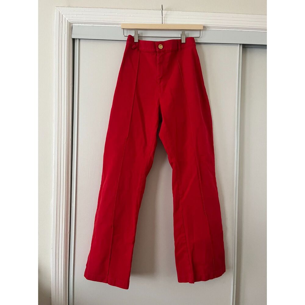 Big Bud Press Western Trousers in Red - Size small
